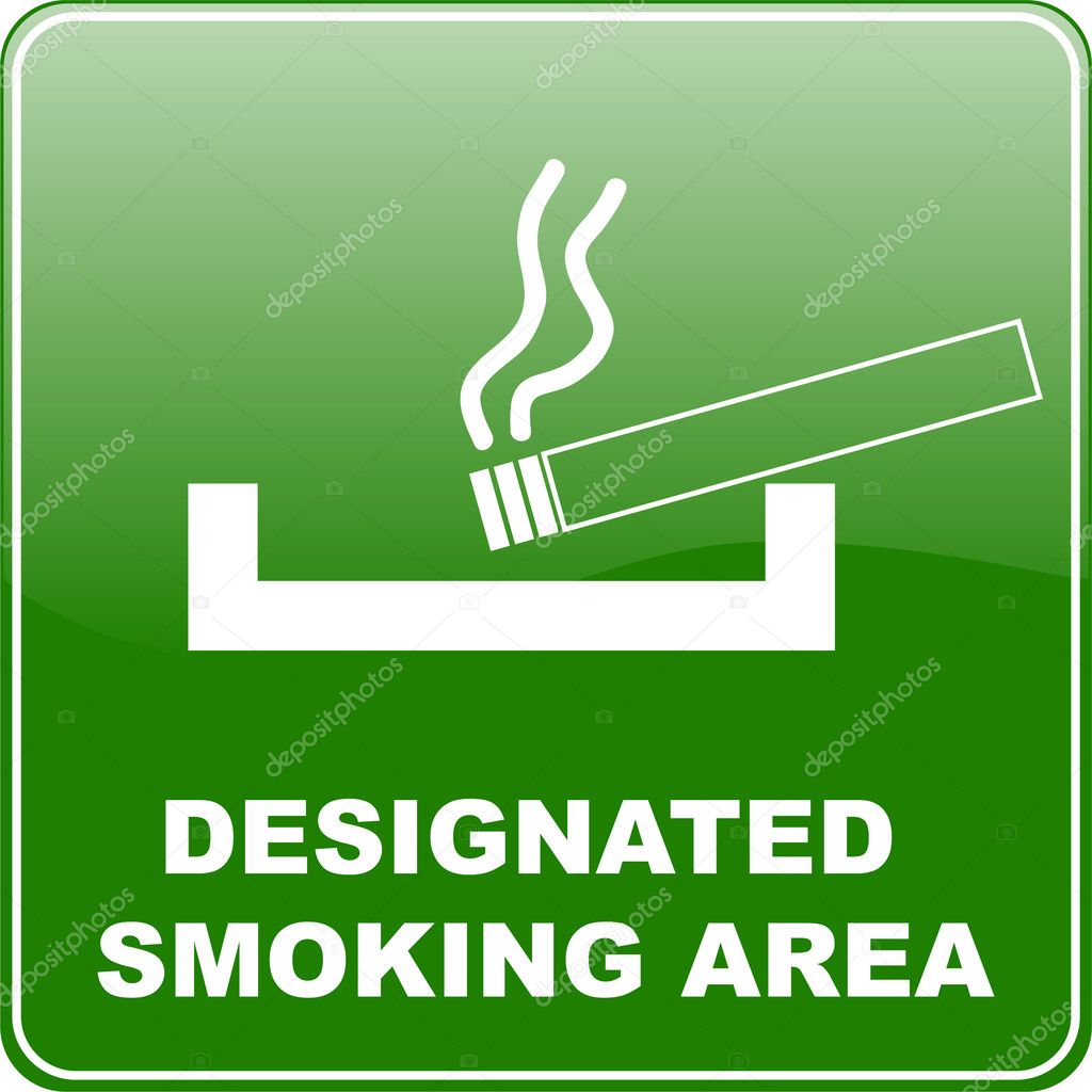 Smoking Only Allowed In Designated Areas - Design Talk