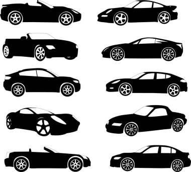 Sport cars clipart