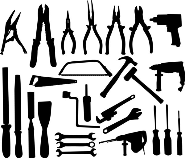 Tools silhouettes