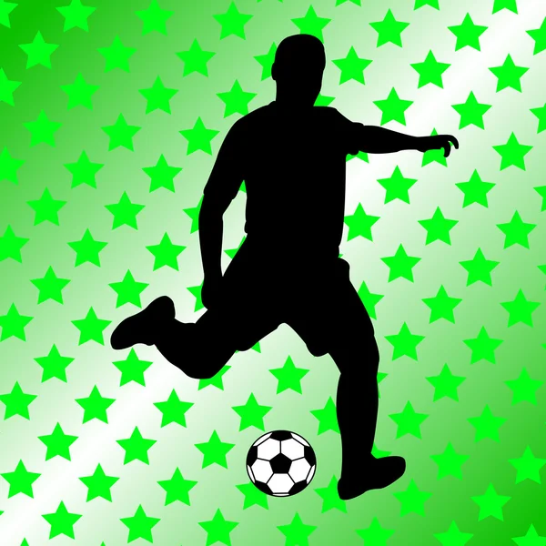 Jogador de futebol — Vetor de Stock