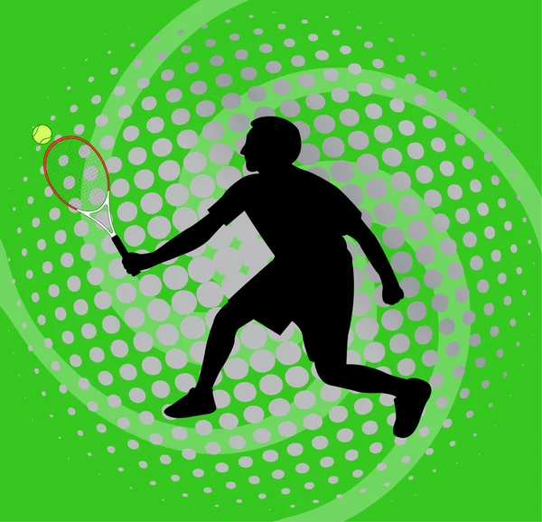 Tennisspieler — Stockvektor