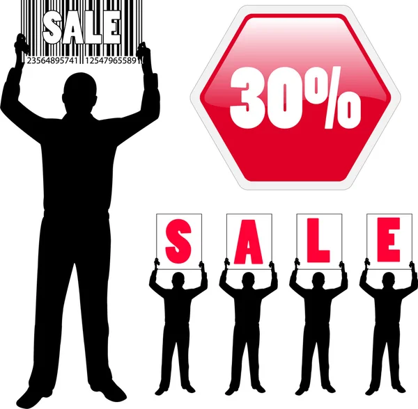 Sale concept — Stock Vector