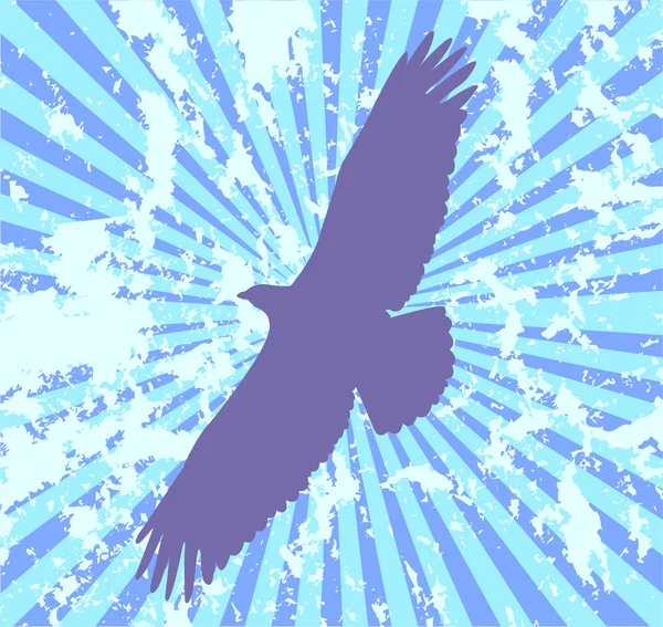 Oiseau de prière — Image vectorielle