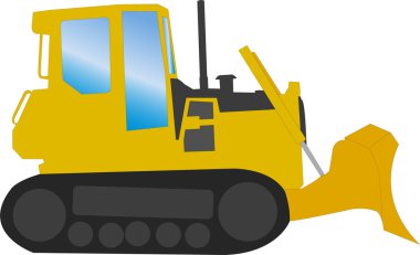 Bulldozer clipart