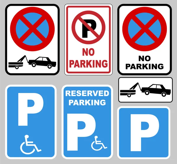 parking and no parking — Stock Vector © nebojsa78 #2664298