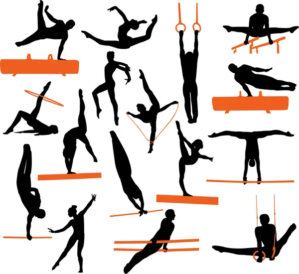Gymnastika — Stockový vektor