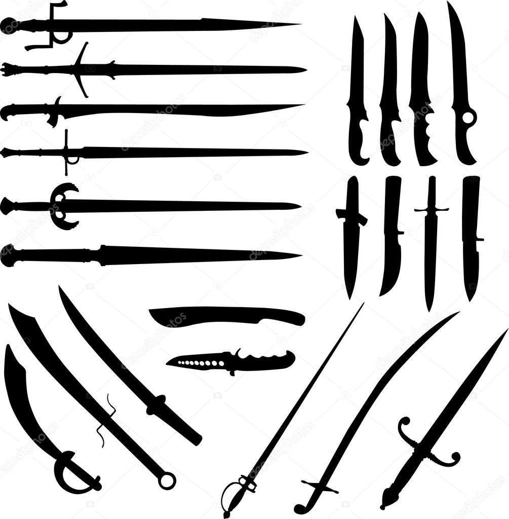 Swords and knifes