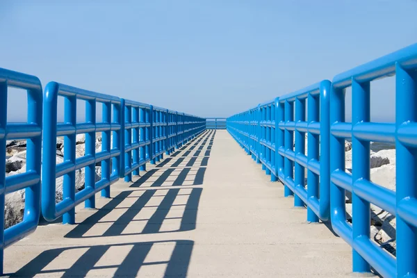 Chodník v modrém — Stock fotografie