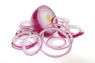 Sliced Red Onion clipart