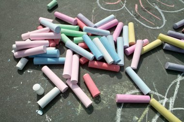 Sidewalk Chalk clipart