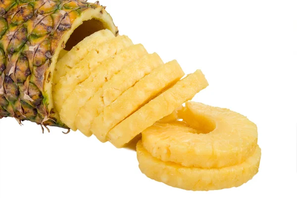 Spilling Pineapple Slices — Stock Photo, Image
