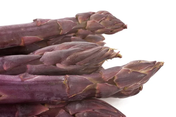 Purple Asparagus Tips — Stock Photo, Image