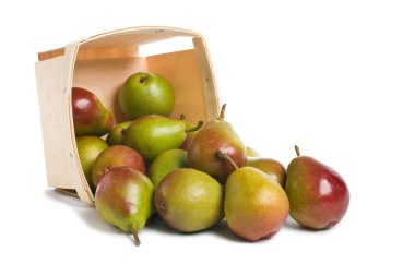 Seckel Pears from Basket clipart