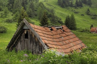 Old hut clipart