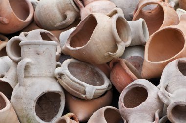 Broken amphoras clipart