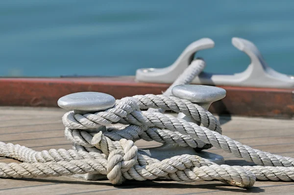 stock image Moored boat