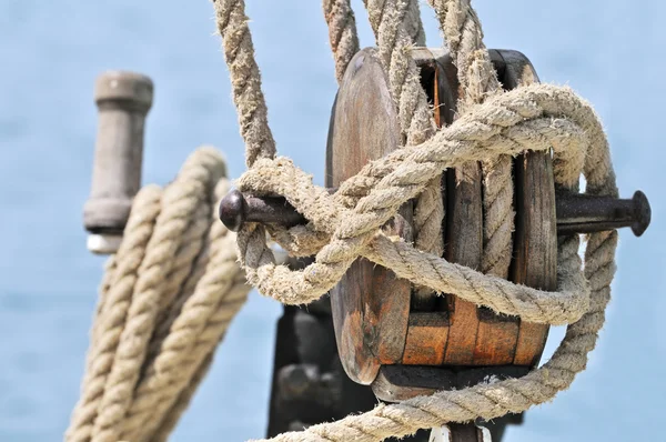 Old sailing equipment — Stock Photo, Image