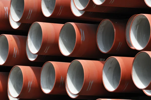 Red pipes — Stock Photo, Image
