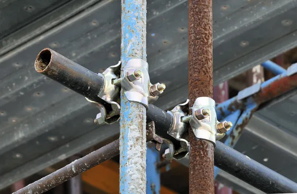 Scaffolding clamps — Stock Photo, Image