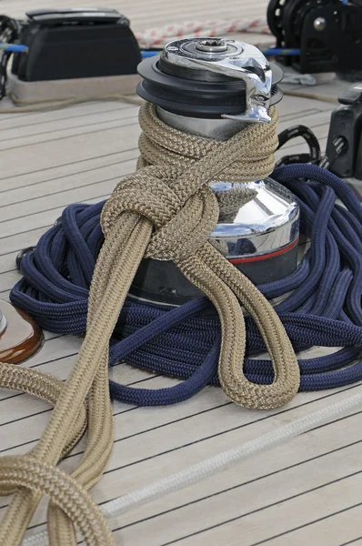 Detalhe veleiro — Fotografia de Stock