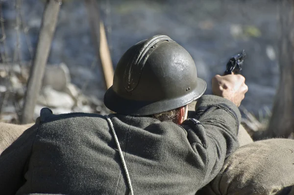 stock image Soldier shooting