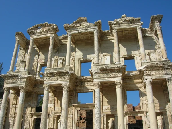 Efesos celsius bibliotek, Turkiet — Stockfoto