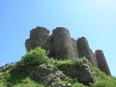 Old castle in Armenia clipart