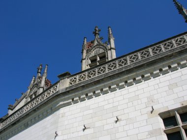 Bir castle detay: köşe kule