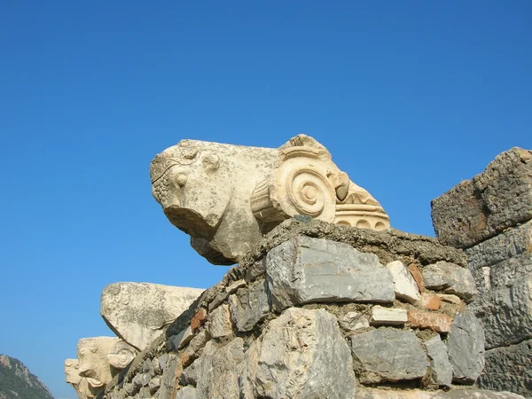 Руины в Эфесе, Турция — стоковое фото