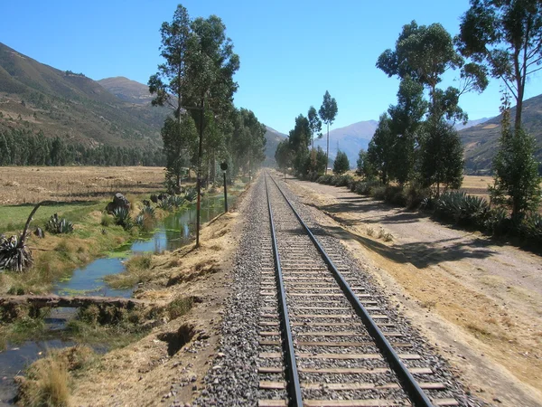 Ferrovia em Peru — Fotografia de Stock