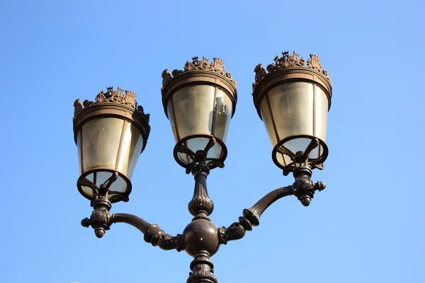 Парижский фонарный столб Стоковое Изображение