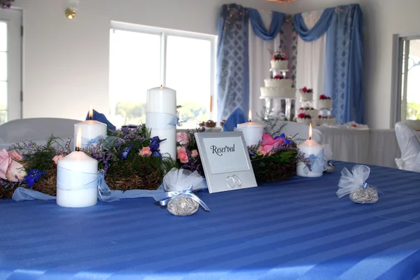Svatební stůl Royalty Free Stock Obrázky