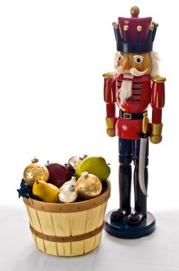 Guarding the fruit basket clipart