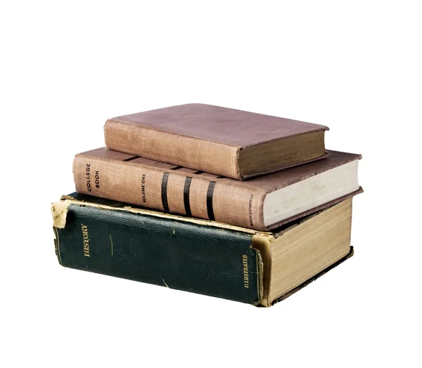 Three old books — Stock Photo, Image
