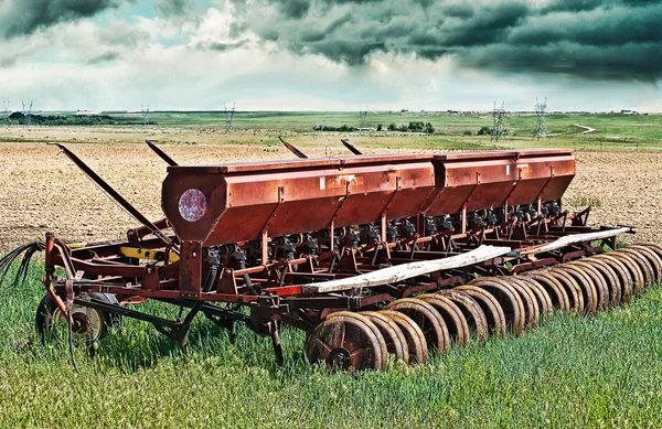 Saatmaschine nach der Pflanzung — Stockfoto
