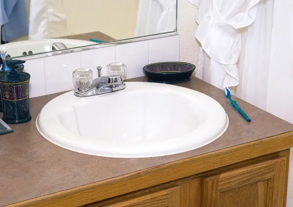 Sink in a modern bathroom — Stock Photo, Image