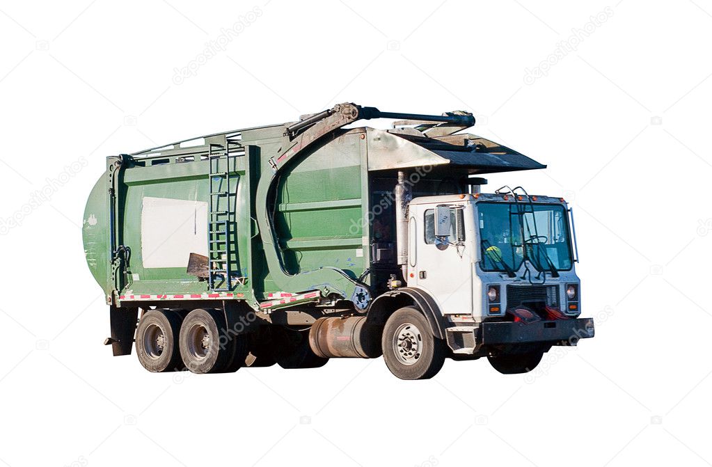 Trash removal truck