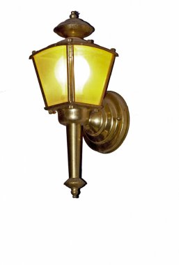 Lit porch light clipart