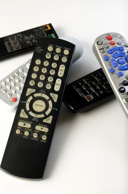 Stake of Remote Controls clipart