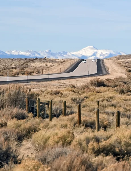 Highway to the Wind River Mountains — Stok Foto