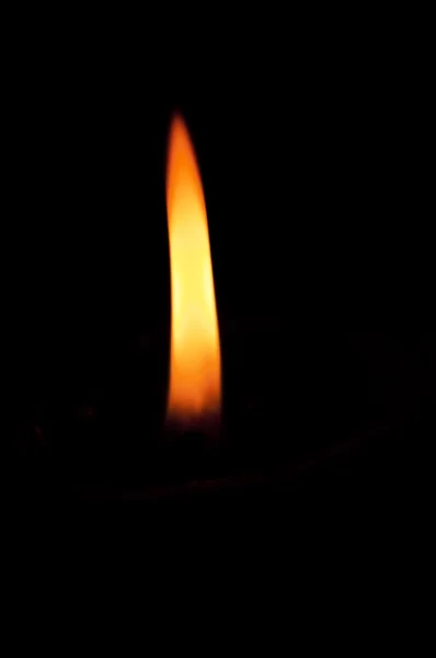 Płomień świecy — Zdjęcie stockowe