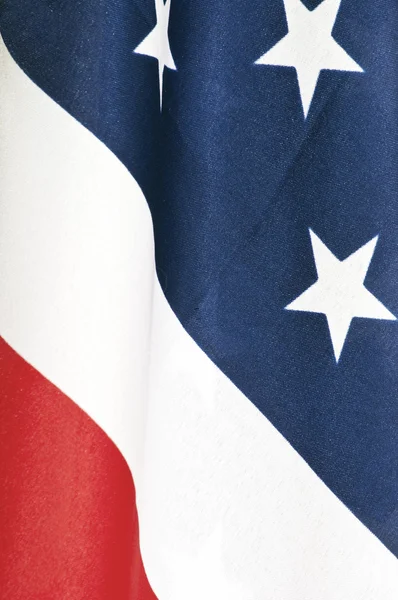 Zbliżenie flagi amerykańskiej — Zdjęcie stockowe