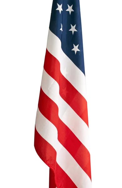 Bir okul odasında asılı Amerikan bayrağı. — Stok fotoğraf