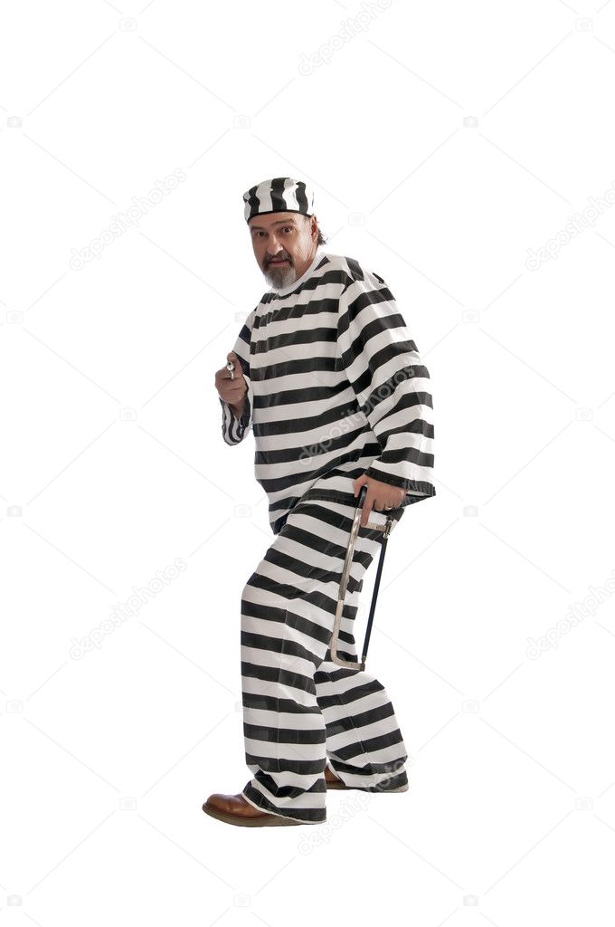Convict trying to escape with a gun