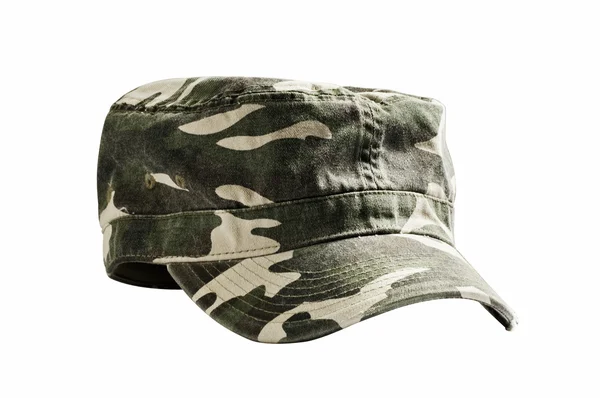 Καμουφλάζ στρατιωτικό καπέλο — Φωτογραφία Αρχείου