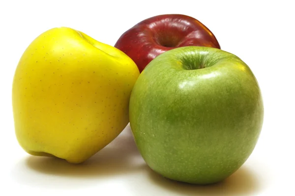 Three Types of Apples Stock Image