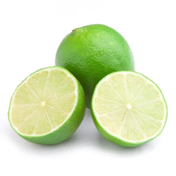 Limes on white background — Stock Photo, Image