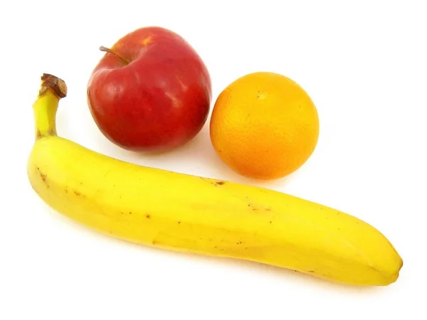 Banana i pomarańczy — Zdjęcie stockowe