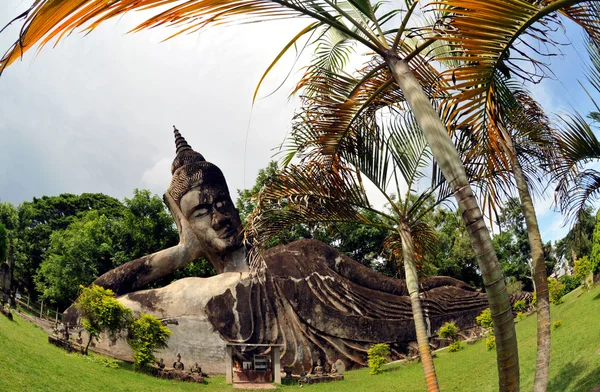 Estátua de Buda em Laos — Fotografia de Stock