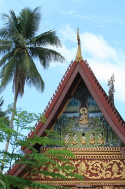 Budist tapınağı luang prabang, laos